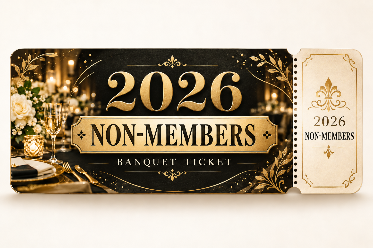 Ticket to Banquet - 2026 - $25.00 NWIBA Non-members